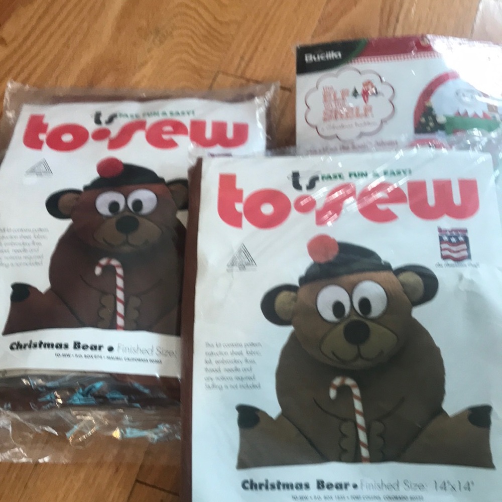 three sewing kits brand new. Christmas.